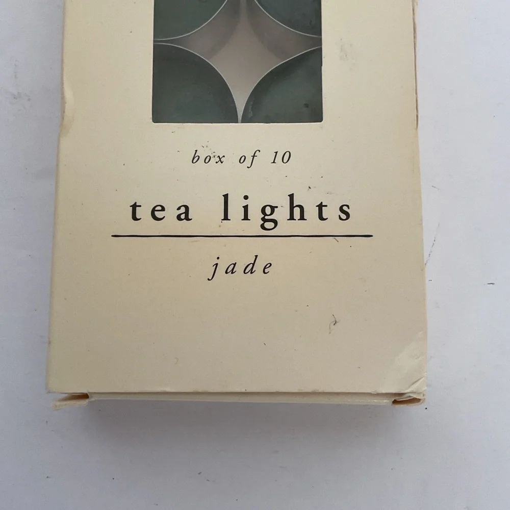 Pier 1 Jade Tea Lites Box of 6 NWT